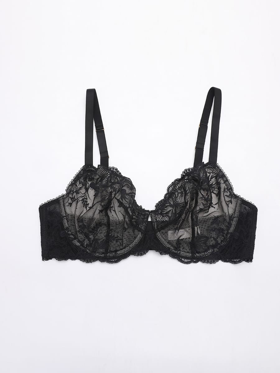 Floral Lace Bra