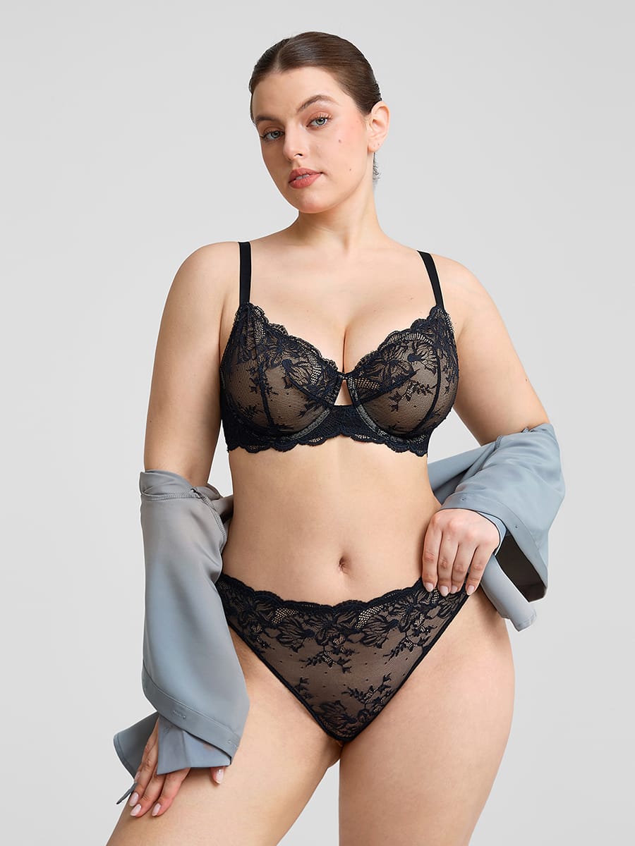 Floral Lace Bra