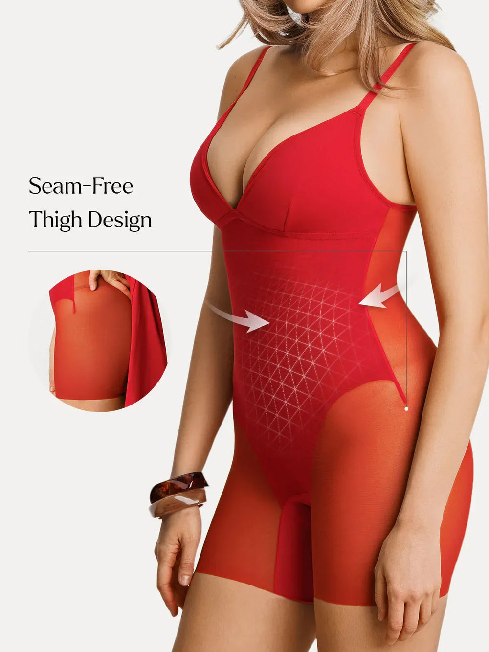 Deep V Sculpt Mini Dress