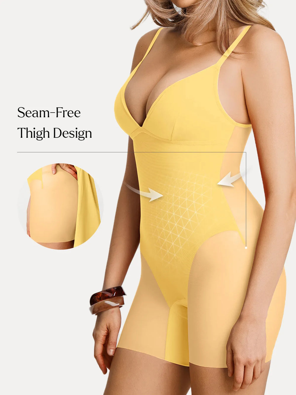 Deep V Sculpt Mini Dress