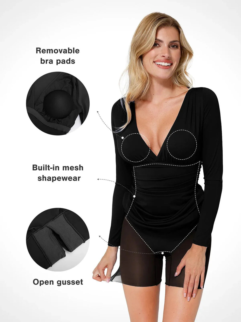 Ruched Bodycon Dress