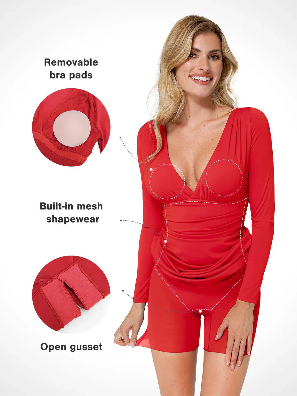 Ruched Bodycon Dress