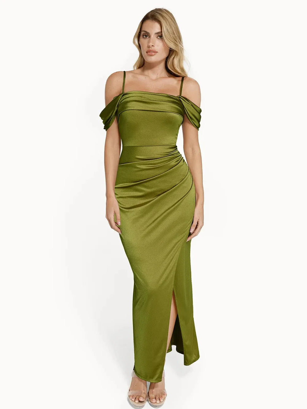 Shimmering Sculpt Maxi Dress