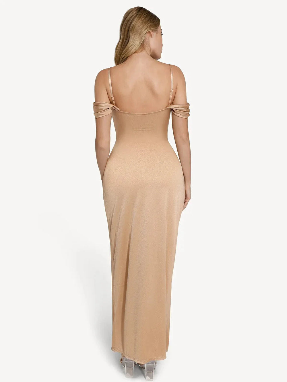 Shimmering Sculpt Maxi Dress