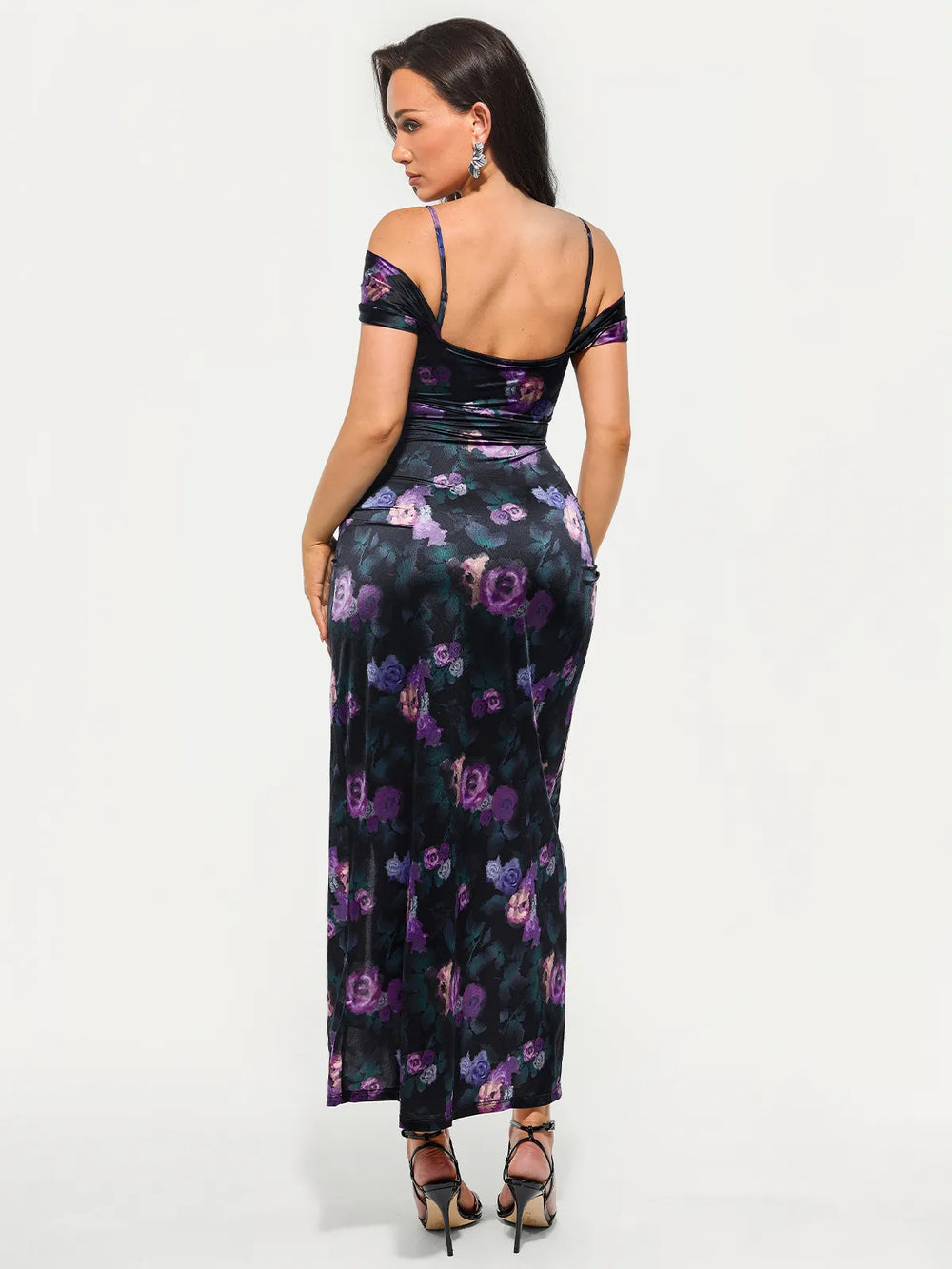 Shimmering Sculpt Maxi Dress