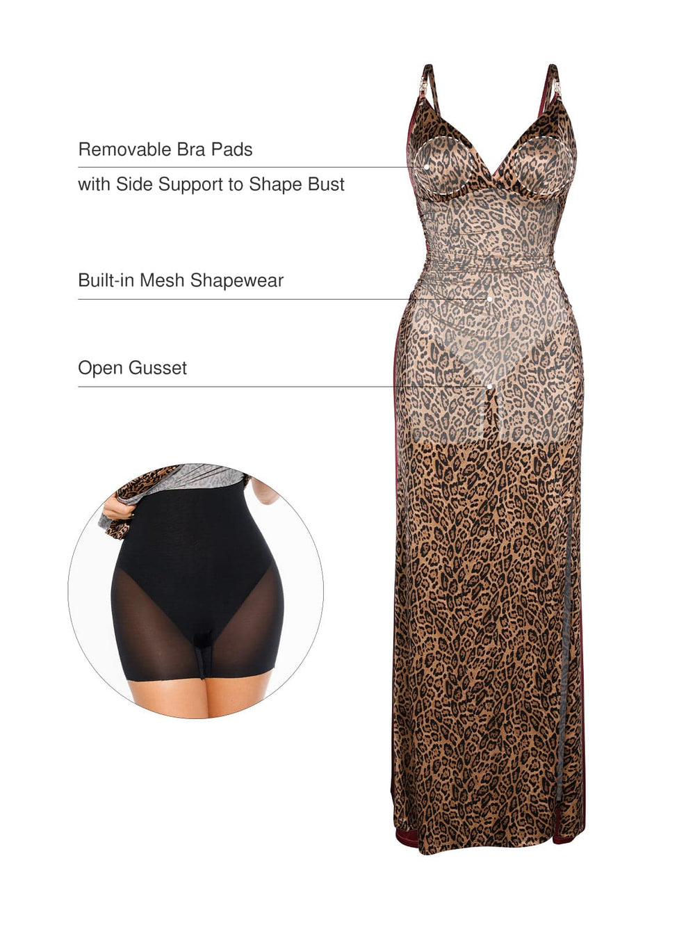 Satin Deep-V Maxi Dress