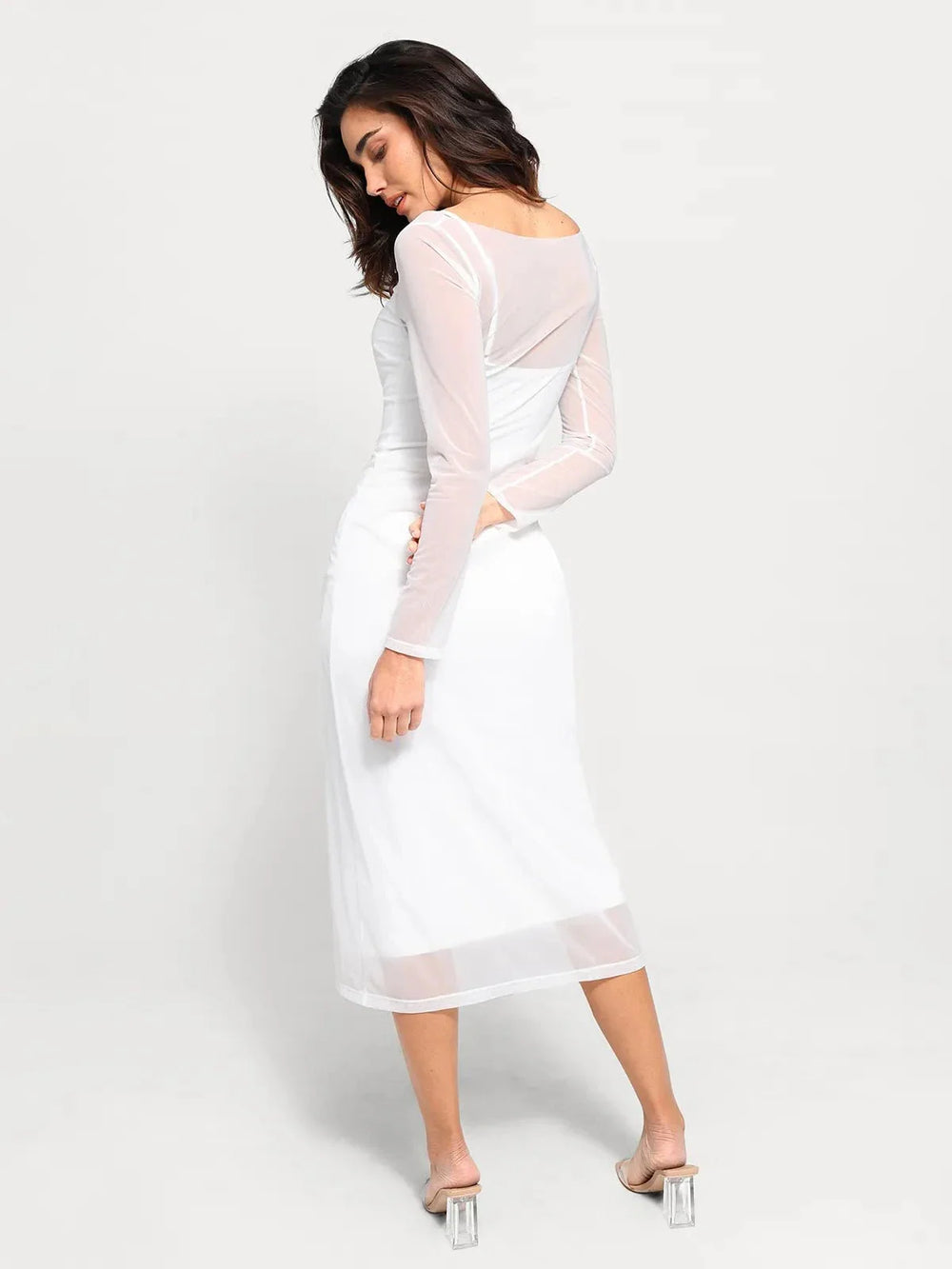 Sleek Midi Dress Set