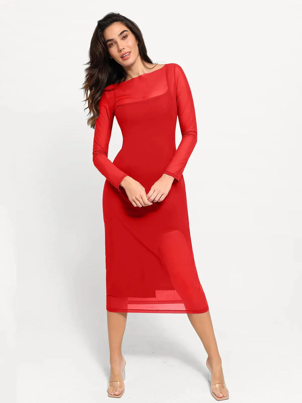 Sleek Midi Dress Set