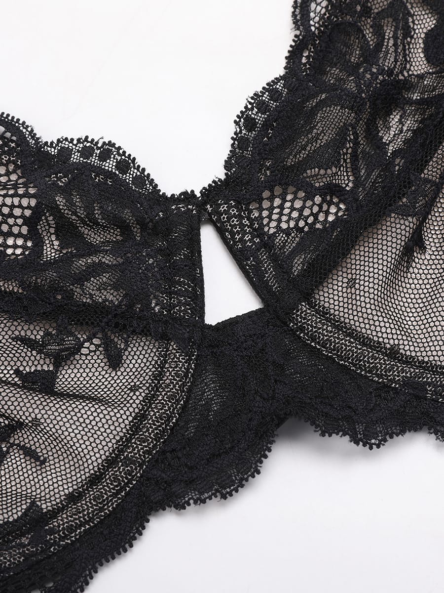 Floral Lace Bra