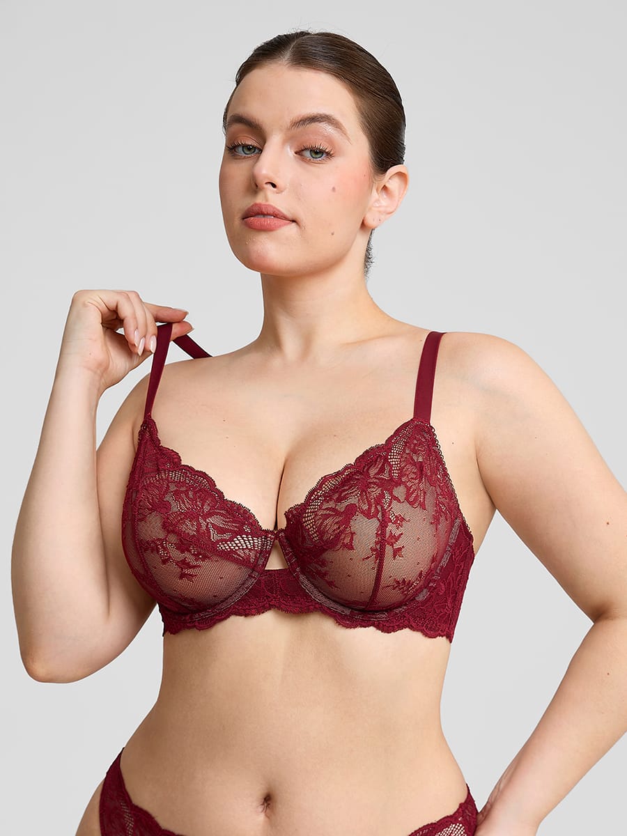 Floral Lace Bra