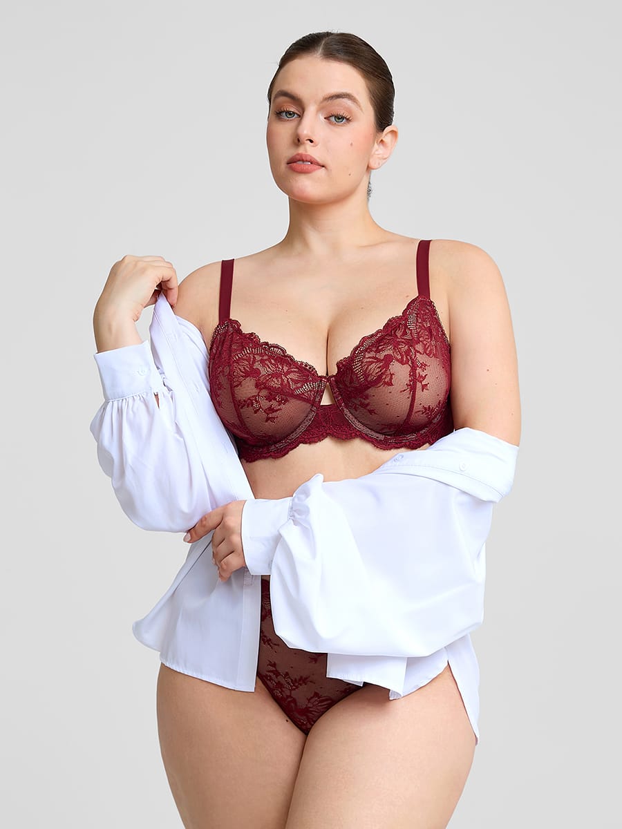 Floral Lace Bra