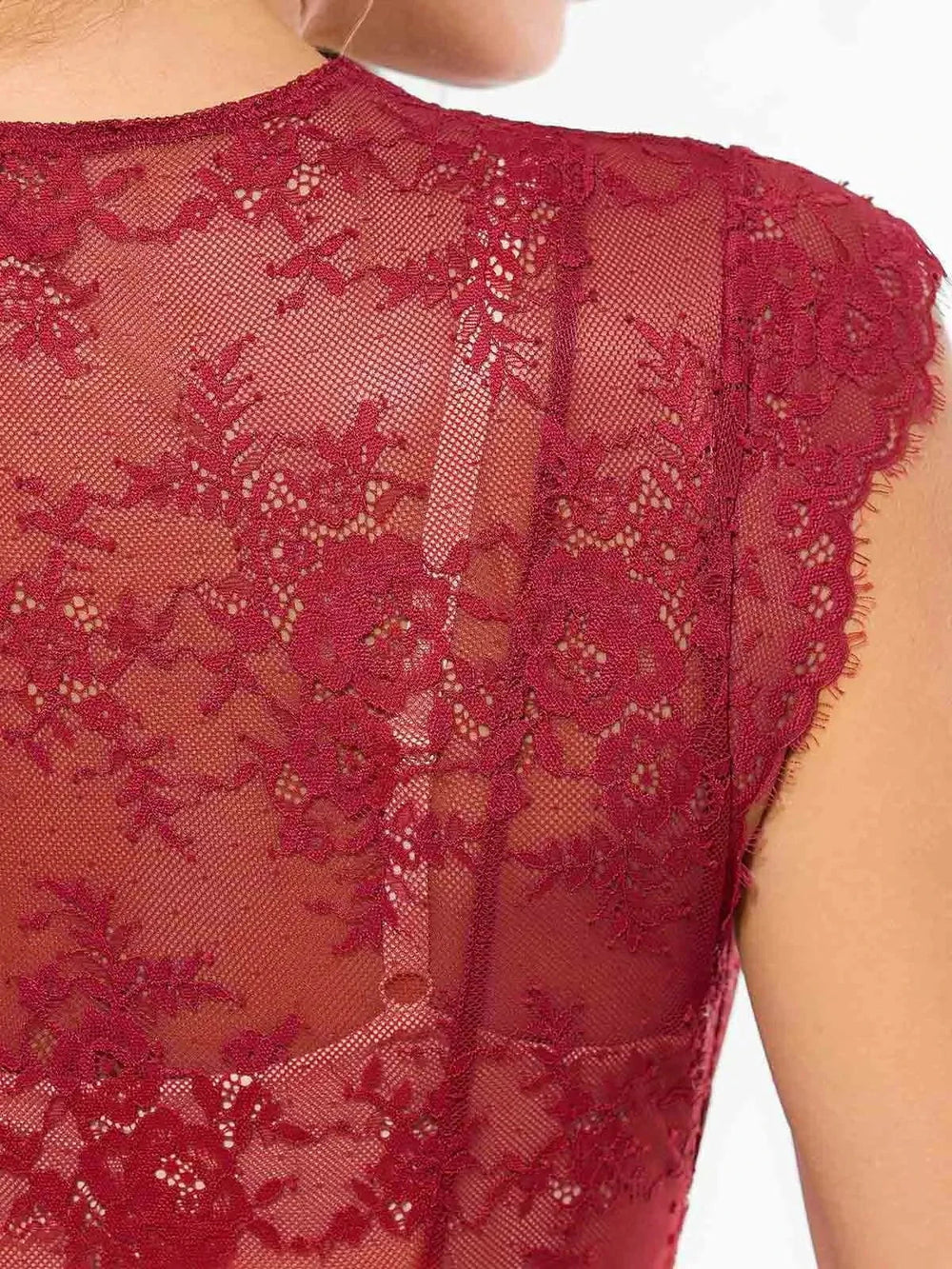 Boho Floral Lace Maxi Dress