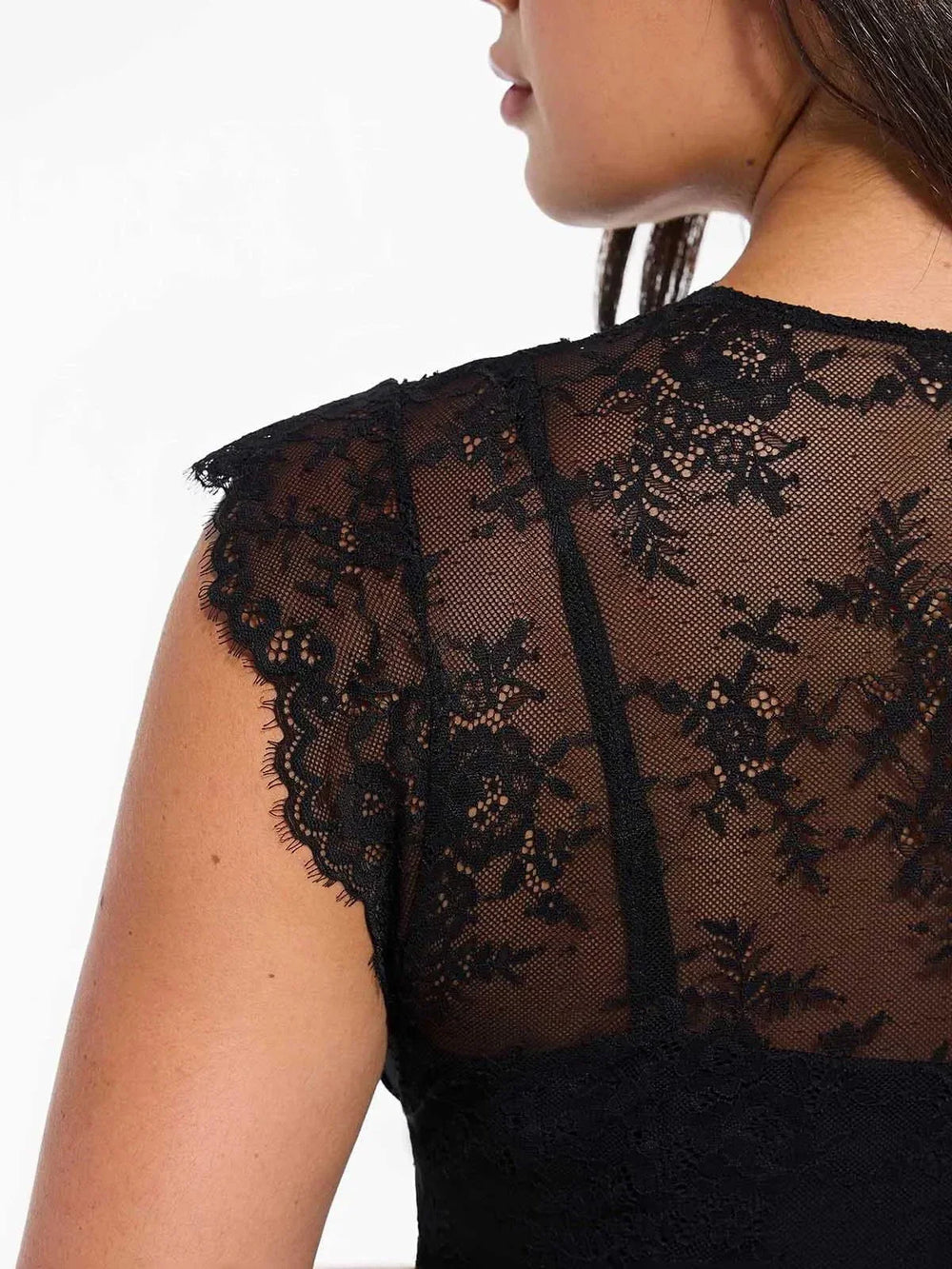 Boho Floral Lace Maxi Dress