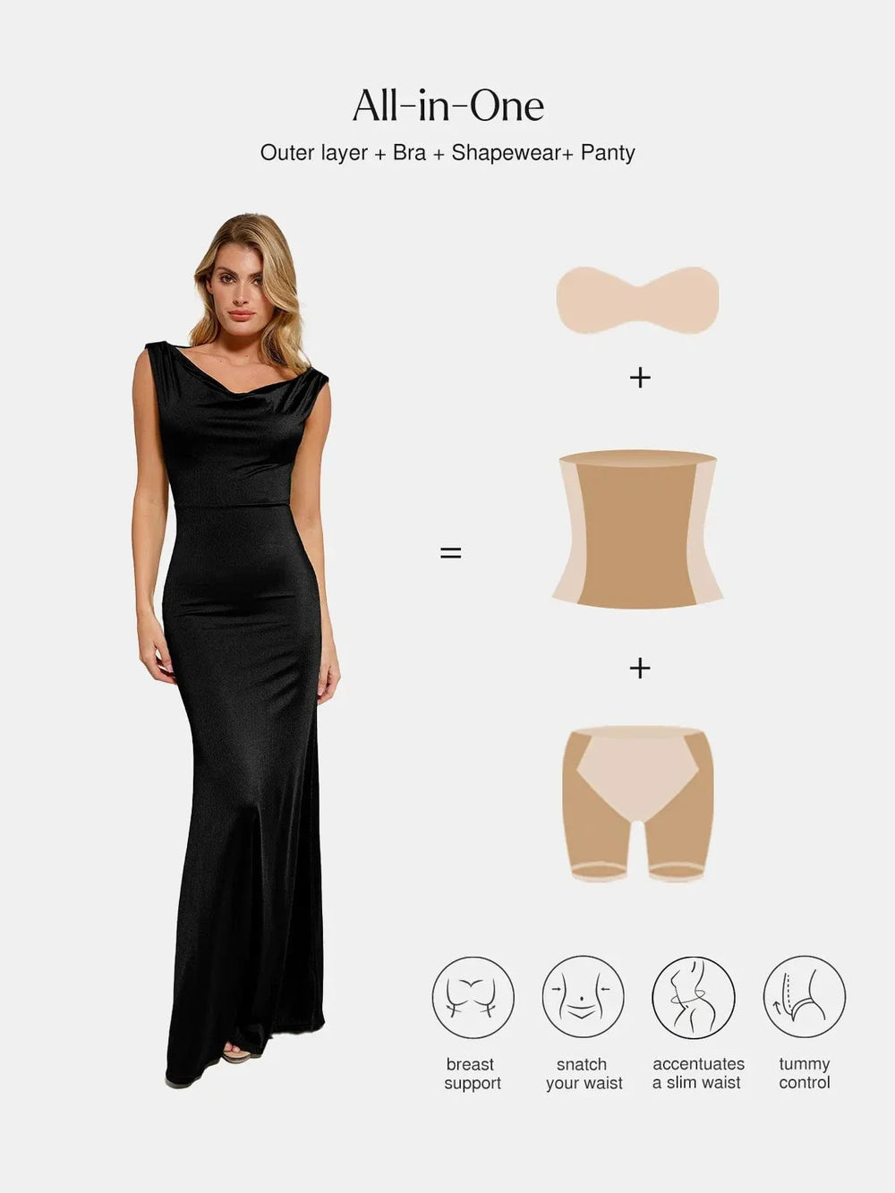 Shine Sculpt Mermaid Dress