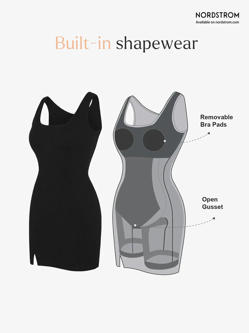 Modal Sculpting Mini Dress