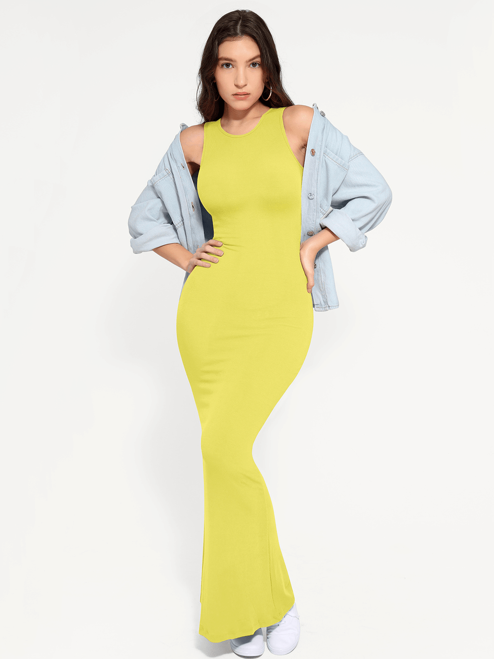 SleekMaxi Shapewear Dress