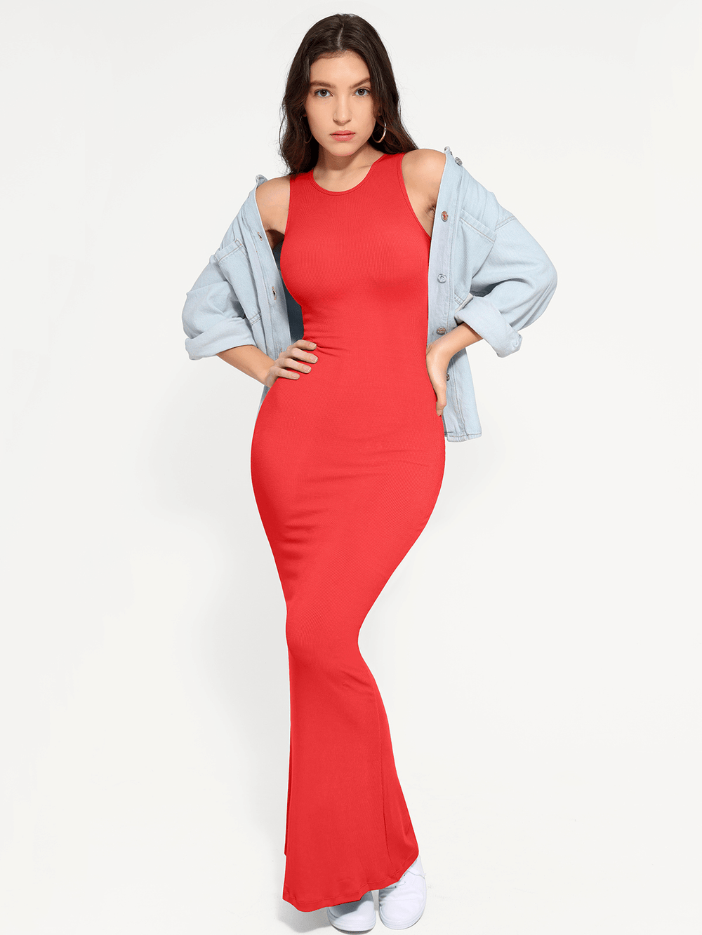 SleekMaxi Shapewear Dress