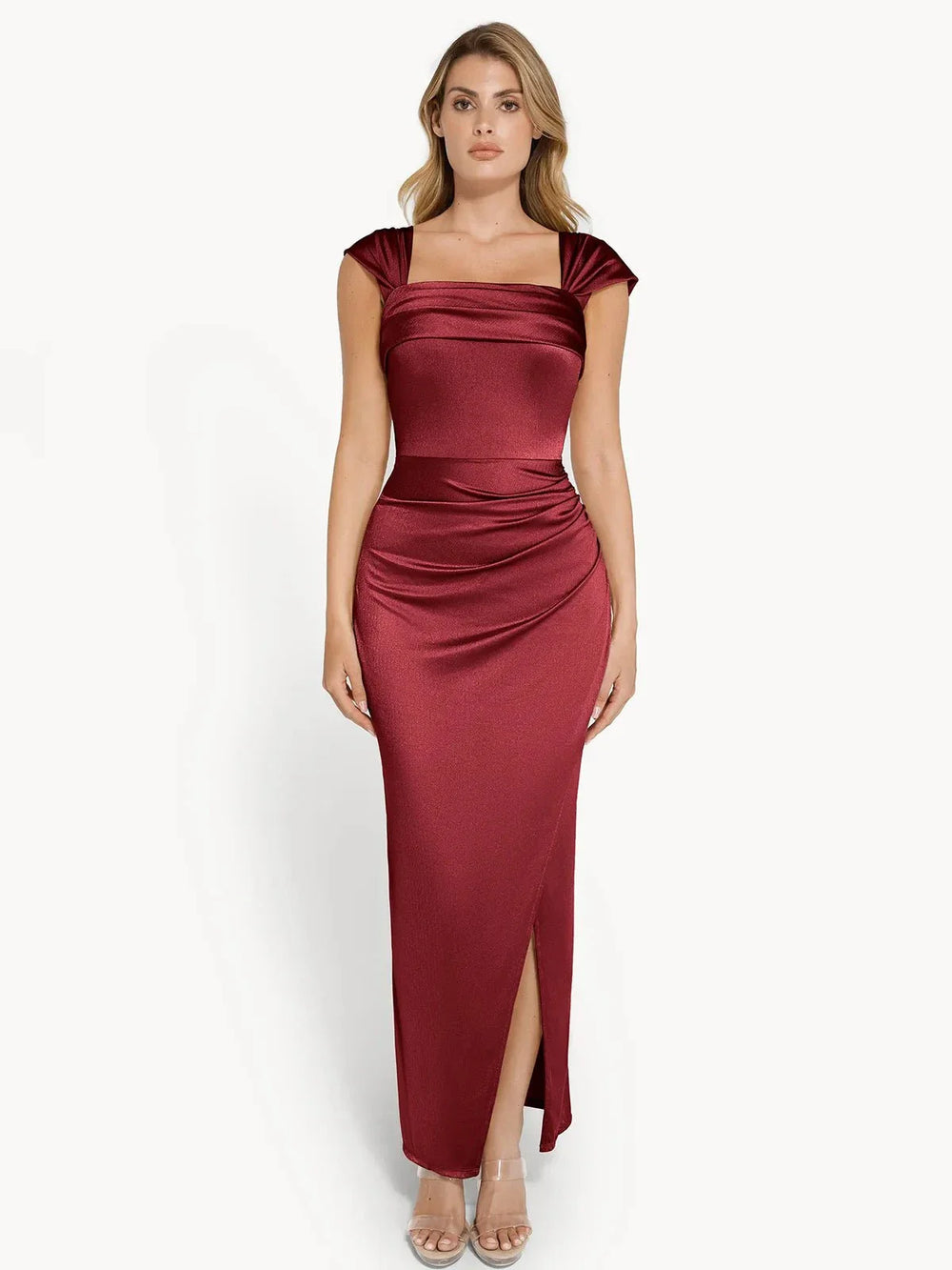 Shimmering Sculpt Maxi Dress
