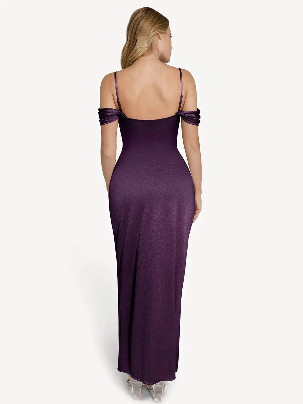 Shimmering Sculpt Maxi Dress