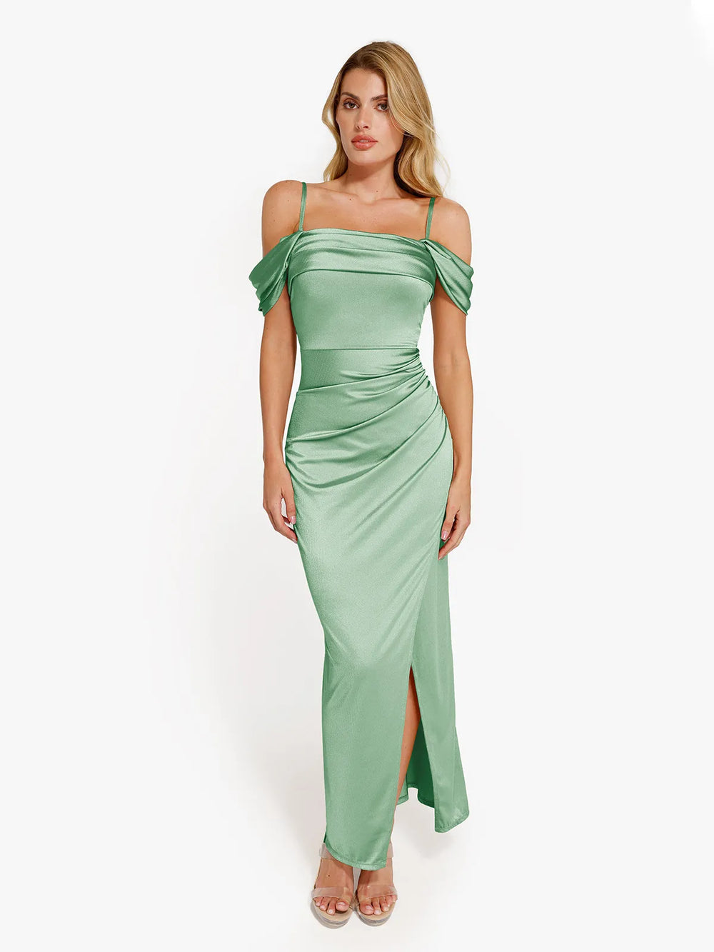 Shimmering Sculpt Maxi Dress