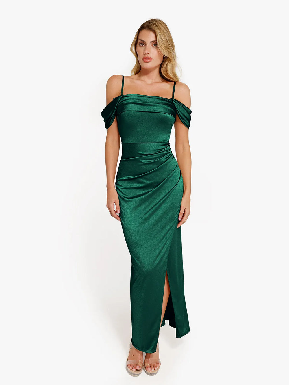 Shimmering Sculpt Maxi Dress